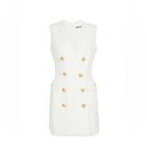 Balmain Bouclé tweed minidress size 38